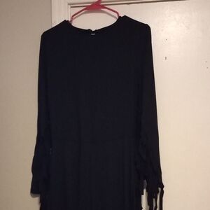 Elegant Black Long-Sleeve Jumpsuit